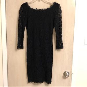 Black Lace Diane von Furstenberg Dress